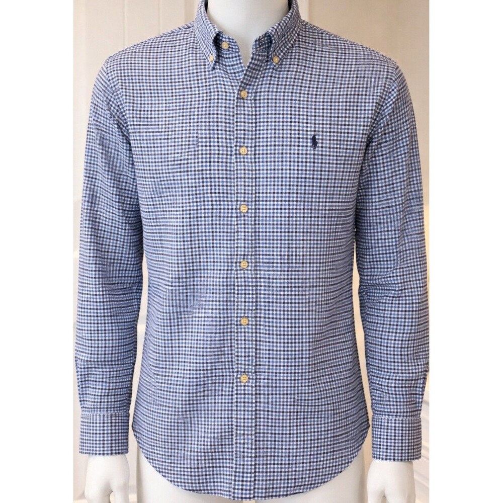 Men's Ralph Lauren Classic Fit Long Sleeve Button Down Shirt - Size XL